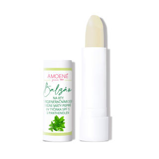Pomáda na rty SPF 15 s Panthenolem, Máta peprná - bílá barva, 4,2g